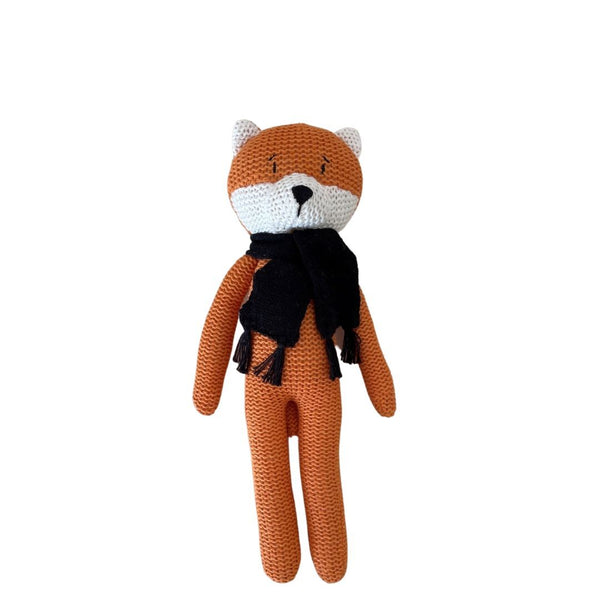 Eco Knitted Fox Rattle