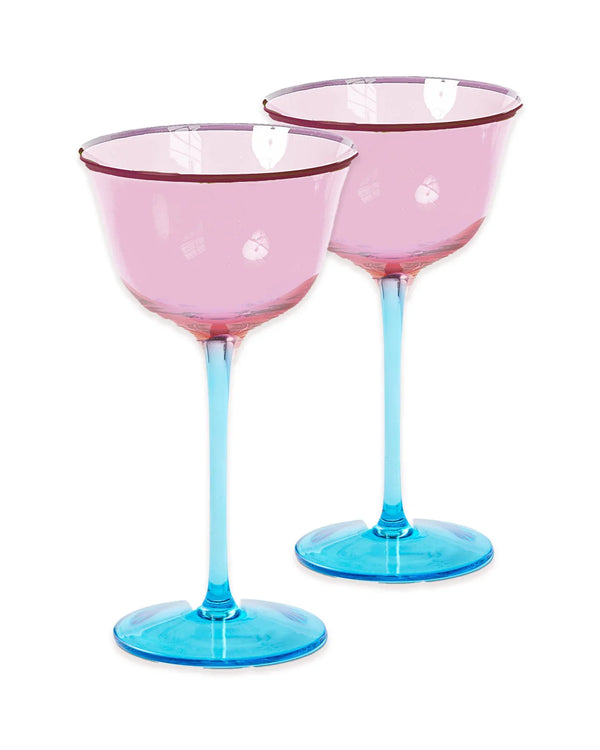 Rose with a Twist Mini Coupe Glass 2P Set